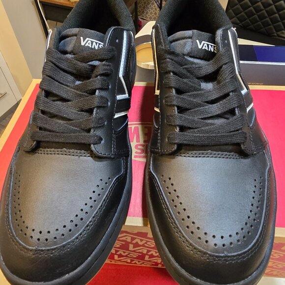 VANS LOWLAND 2.0 SNEAKERS SHOES Black / White VN000D6RB8C MENS SZ 10 SKATEBOARD - Picture 4 of 14